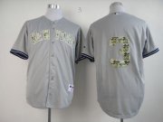 Wholesale Cheap Yankees #3 Babe Ruth Grey USMC Cool Base Stitched MLB Jersey