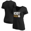 Wholesale Cheap Pittsburgh Steelers Fanatics Branded Women's Kickoff 2020 V-Neck T-Shirt Black