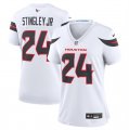 Cheap Women's Houston Texans #24 Derek Stingley Jr. White 2024 Stitched Jersey