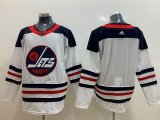 Cheap Mens Adidas Winnipeg Jets White Custom Made Fanatics Branded Alternate Player Jersey