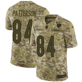 Wholesale Cheap Nike Bears #84 Cordarrelle Patterson Camo Men\'s Stitched NFL Limited 2018 Salute To Service Jersey