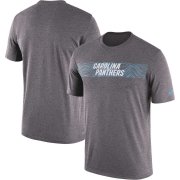 Wholesale Cheap Carolina Panthers Nike Sideline Seismic Legend Performance T-Shirt Charcoal