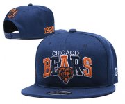 Wholesale Cheap Bears Team Logo Navy 1920 Anniversary Adjustable Hat YD