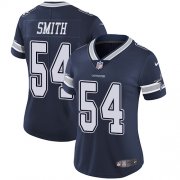 Wholesale Cheap Nike Cowboys #54 Jaylon Smith Navy Blue Team Color Women's Stitched NFL Vapor Untouchable Limited Jersey
