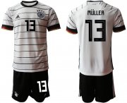 Wholesale Cheap Men 2021 European Cup Germany home white 13 Soccer Jersey3