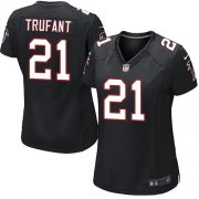 Wholesale Cheap Nike Falcons #21 Desmond Trufant Black Alternate Women's Stitched NFL Elite Jersey