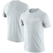Wholesale Cheap Atlanta Falcons Nike NFL 100 2019 Sideline Platinum Performance T-Shirt White
