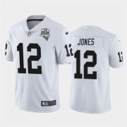 Wholesale Cheap Nike Las Vegas Raiders 12 Zay Jones White 2020 Inaugural Season Vapor Untouchable Limited Jersey