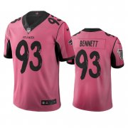 Wholesale Cheap Atlanta Falcons #93 Michael Bennett Pink Vapor Limited City Edition NFL Jersey