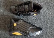 Wholesale Cheap Women's Air Jordan 14 Shoes Black/Metallic Gold