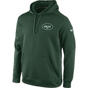 Wholesale Cheap New York Jets Nike KO Chain Fleece Pullover Performance Hoodie Green