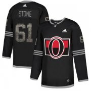 Wholesale Cheap Adidas Senators #61 Mark Stone Black_1 Authentic Classic Stitched NHL Jersey