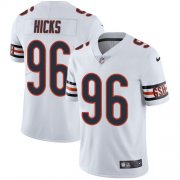 Wholesale Cheap Nike Bears #96 Akiem Hicks White Men's Stitched NFL Vapor Untouchable Limited Jersey