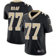 Wholesale Cheap Nike Saints #77 Willie Roaf Black Team Color Men's Stitched NFL Vapor Untouchable Limited Jersey
