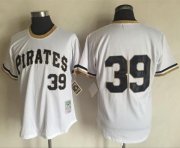 Wholesale Cheap Mitchell And Ness 1971 Pirates #39 Dave Parker White Throwback Stitched MLB Jersey