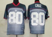Wholesale Cheap Giants #80 Victor Cruz Grey Stitched NFL Jersey