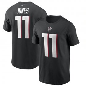 Wholesale Cheap Atlanta Falcons #11 Julio Jones Nike Team Player Name & Number T-Shirt Black