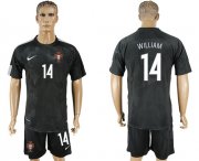 Wholesale Cheap Portugal #14 William Away Soccer Country Jersey