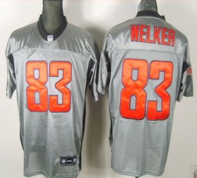 Wholesale Cheap Patriots #83 Wes Welker Grey Shadow Stitched NFL Jersey