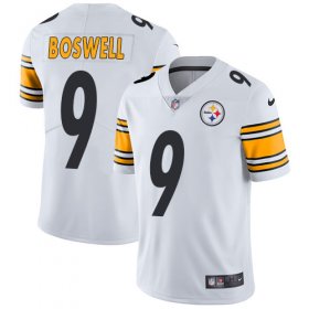 Wholesale Cheap Nike Steelers #9 Chris Boswell White Men\'s Stitched NFL Vapor Untouchable Limited Jersey