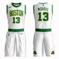 Wholesale Cheap Boston Celtics #13 Marcus Morris White Nike NBA Men's City Authentic Edition Suit Jersey