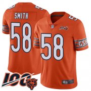 Wholesale Cheap Nike Bears #58 Roquan Smith Orange Men's Stitched NFL Limited Rush 100th Season Jersey