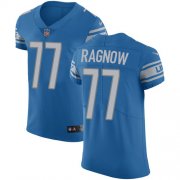 Wholesale Cheap Nike Lions #77 Frank Ragnow Blue Team Color Men's Stitched NFL Vapor Untouchable Elite Jersey