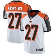 Wholesale Cheap Nike Bengals #27 Dre Kirkpatrick White Men's Stitched NFL Vapor Untouchable Limited Jersey