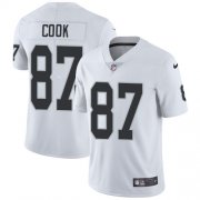 Wholesale Cheap Nike Raiders #87 Jared Cook White Youth Stitched NFL Vapor Untouchable Limited Jersey