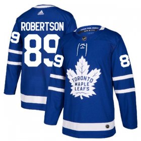 Wholesale Cheap Men\'s Toronto Maple Leafs #89 Nicholas Robertson Royal Blue Adidas Stitched NHL Jersey