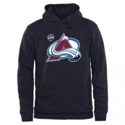Wholesale Cheap Colorado Avalanche Team Logo Pullover Hoodie Navy Blue