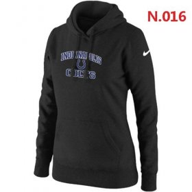 Wholesale Cheap Women\'s Nike Indianapolis Colts Heart & Soul Pullover Hoodie Black