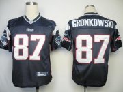 Wholesale Cheap Patriots #87 Rob Gronkowski Dark Blue Stitched NFL Jersey