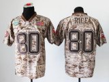 Wholesale Cheap Nike 49ers #80 Jerry Rice Camo Men's Stitched NFL New Elite USMC Jersey