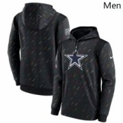 Wholesale Cheap Men Dallas Cowboys Nike Charcoal 2021 NFL Crucial Catch Therma Pullover Hoodie