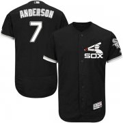 Wholesale Cheap White Sox #7 Tim Anderson Black Flexbase Authentic Collection Stitched MLB Jersey