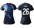 Wholesale Cheap Women 2020-2021 Season National Team America away aaa 26 blue Soccer Jerseys