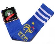 Wholesale Cheap France Soccer Football Sock Blue