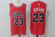 Wholesale Cheap Men's Chicago Bulls #23 Michael Jordan Red 2017-2018 Nike Swingman Stitched NBA Jersey
