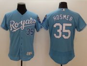 Wholesale Cheap Royals #35 Eric Hosmer Light Blue Flexbase Authentic Collection Stitched MLB Jersey