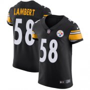 Wholesale Cheap Nike Steelers #58 Jack Lambert Black Team Color Men's Stitched NFL Vapor Untouchable Elite Jersey
