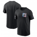 Wholesale Cheap Men's Dallas Cowboys Black 2023 Crucial Catch Sideline Tri-Blend T-Shirt