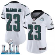 Wholesale Cheap Nike Eagles #23 Rodney McLeod Jr White Super Bowl LII Women's Stitched NFL Vapor Untouchable Limited Jersey