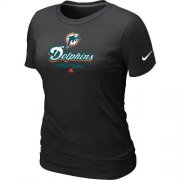 Wholesale Cheap Women's Nike Miami Dolphins Critical Victory NFL T-Shirt Black