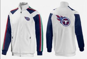Wholesale Cheap NFL Tennessee Titans Team Logo Jacket White