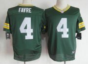 Wholesale Cheap Nike Packers #4 Brett Favre Green Team Color Men's Stitched NFL Elite Jersey