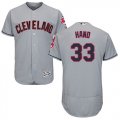 Wholesale Cheap Indians #33 Brad Hand Grey Flexbase Authentic Collection Stitched MLB Jersey