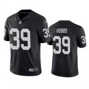 Wholesale Cheap Men's Las Vegas Raiders #39 Nate Hobbs Black Vapor Limited Jersey
