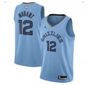 Cheap Youth Memphis Grizzlies #12 Ja Morant Blue Jordan Stitched Jersey