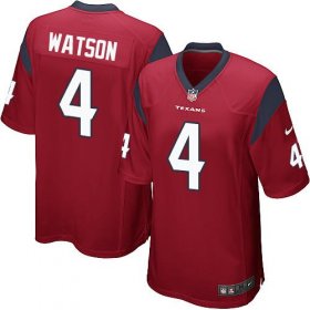 Wholesale Cheap Nike Texans #4 Deshaun Watson Red Alternate Youth Stitched NFL Elite Jersey